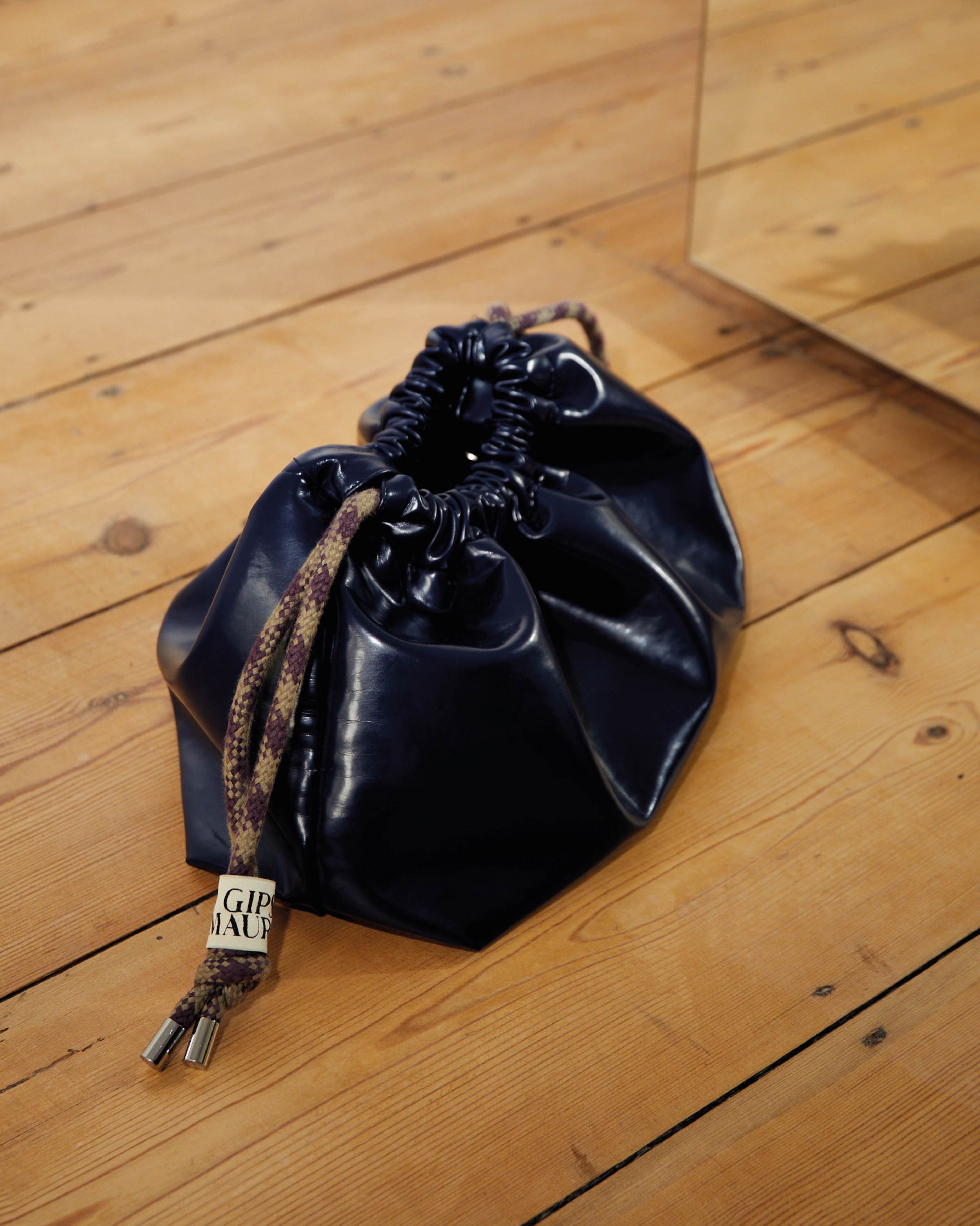 Sac "VINYL" bleu de minuit